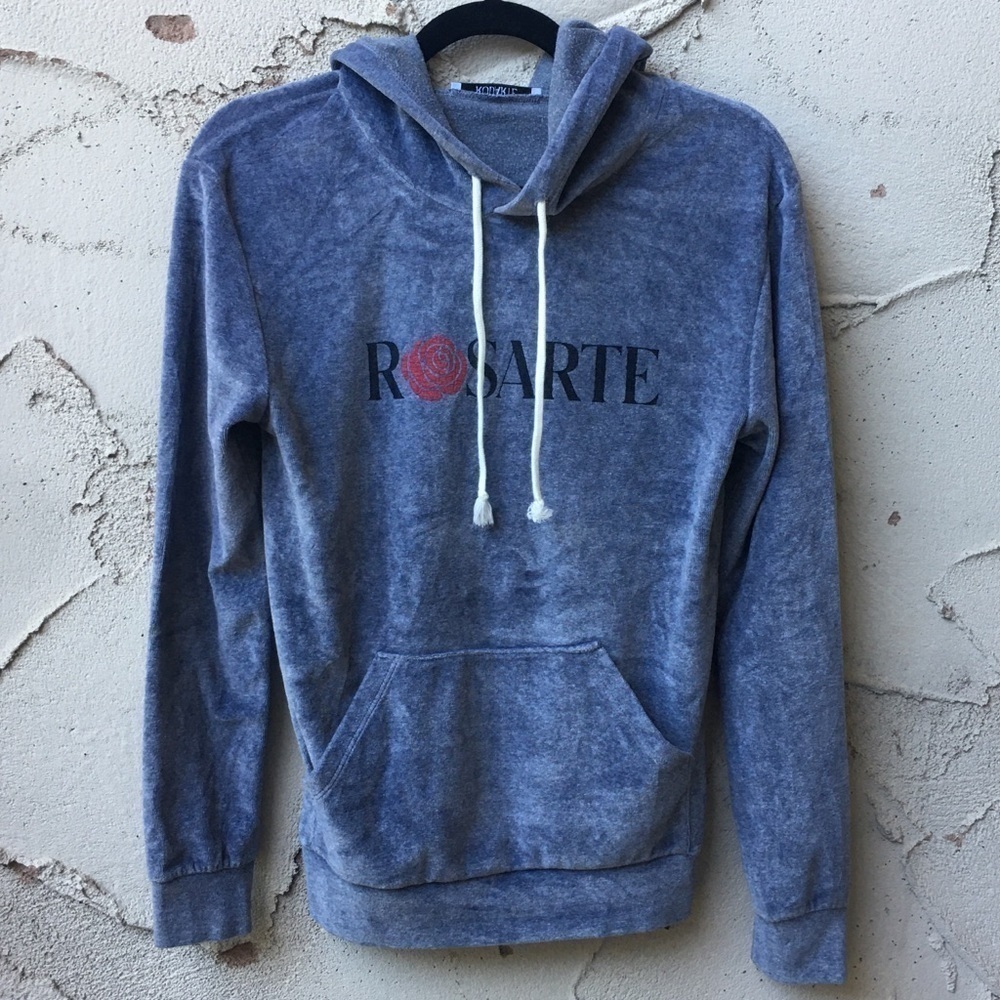 Rodarte Rosarte Printed Hoodie